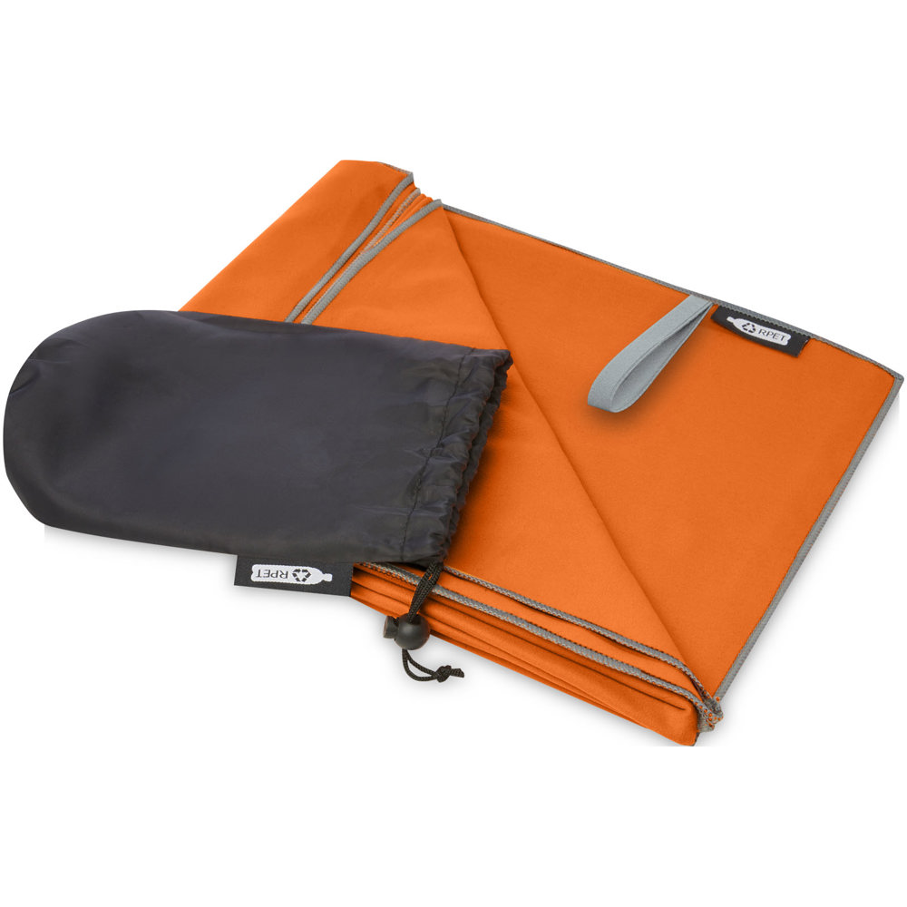 Pieter ultra lichtgewicht en sneldrogende handdoek van gerecycled PET 130 x 80 cm - kopen of bedrukken