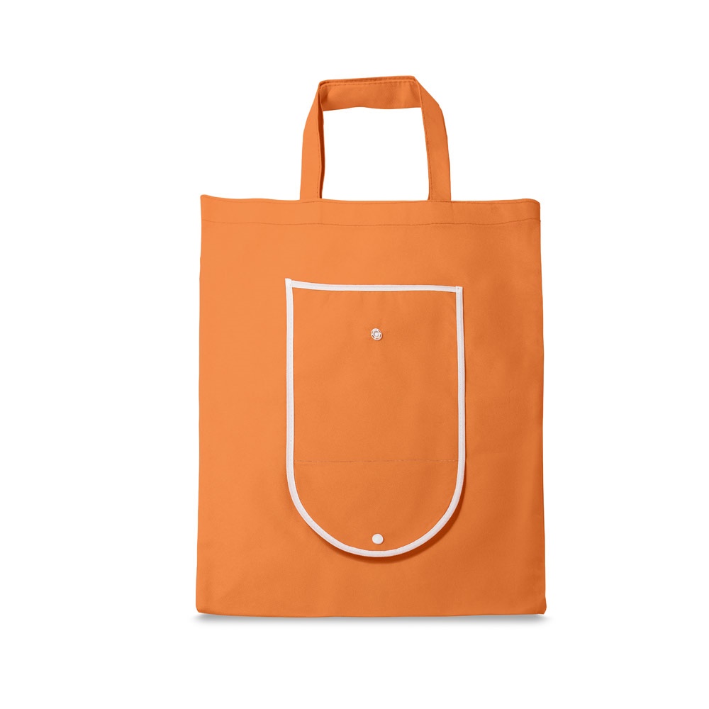 ARLON. Non-woven opvouwbare tas (80 g/m²) - met logo of onbedrukt bestellen - oranje