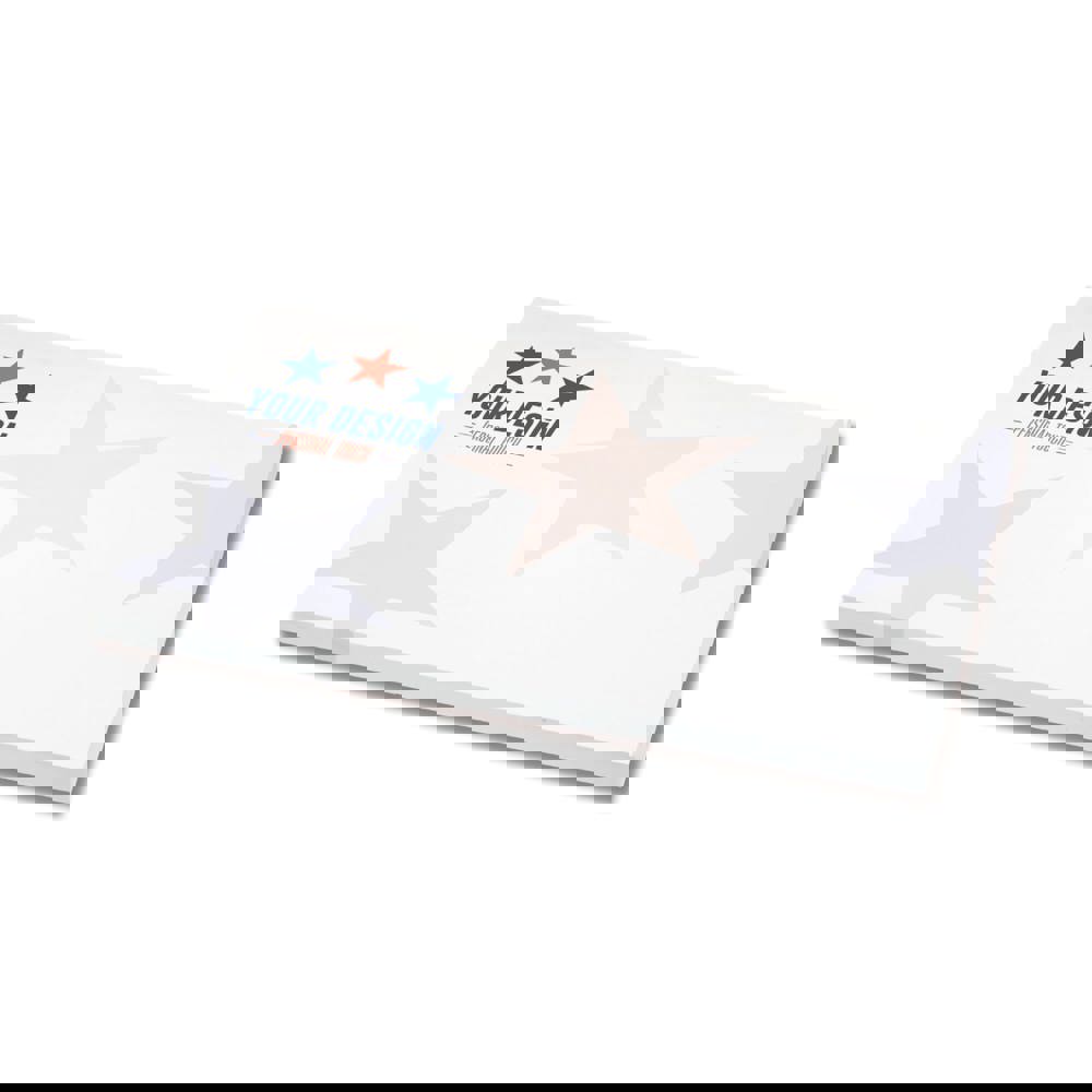 Memoblad 100 vellen 125x72mm - met logo of onbedrukt bestellen