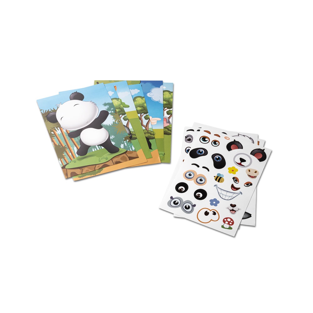 MADAGASCAR. Stickerset met zes vellen