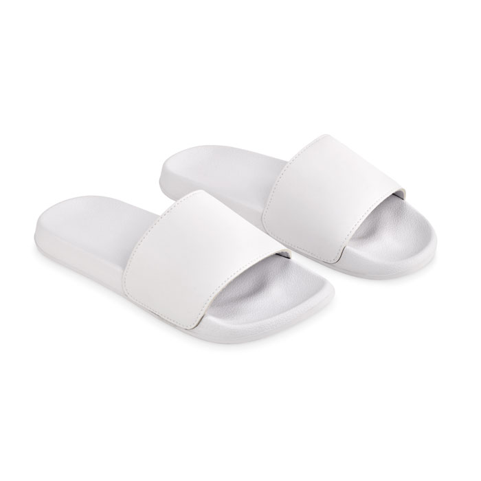 KOLAM - Slippers anti-slip maat 42/43 - voor bedrijven en relatiegeschenken - Wit