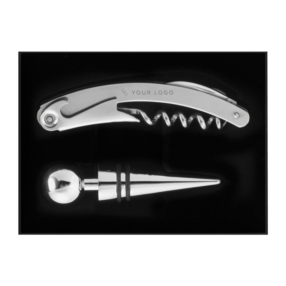 RVS wijn cadeauset Eve