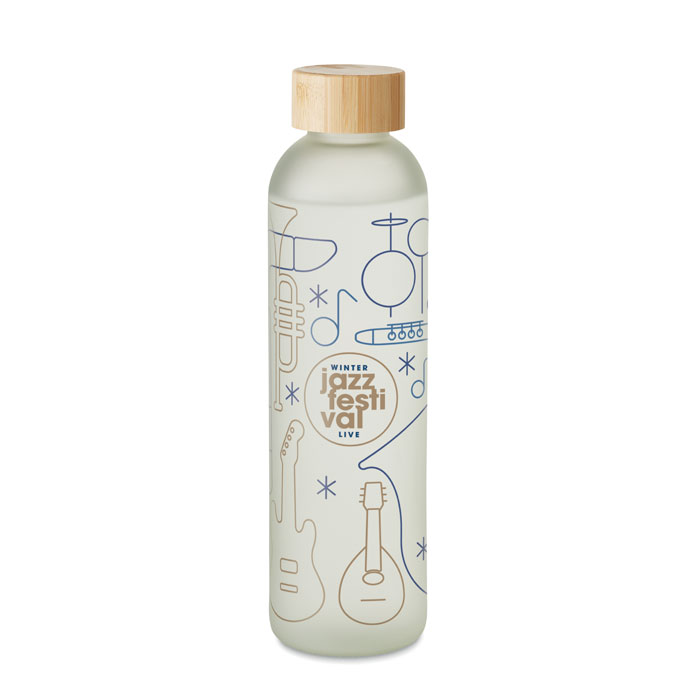 LOM - 650ml Sublimatie glazen fles - met logo of onbedrukt bestellen