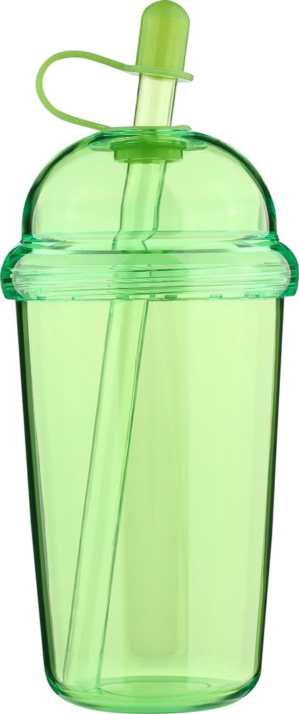 rPet Drinkbeker met rietje Glow 500 ml