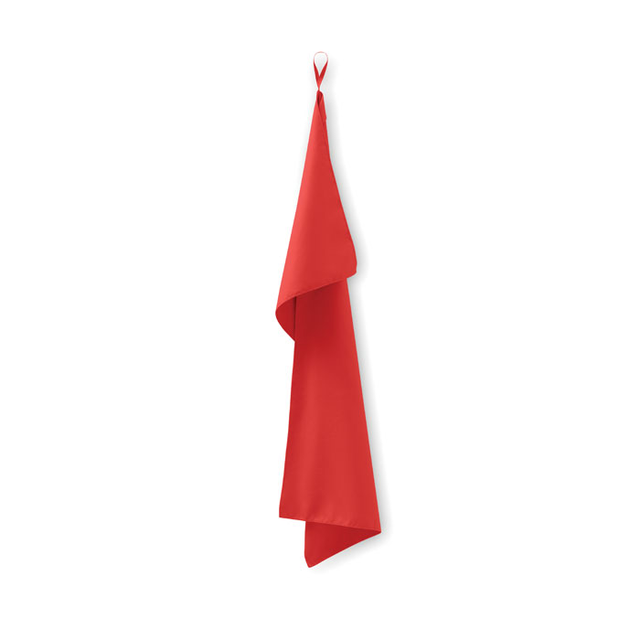 ATOLL 50 - Microvezel handdoek - bedrukt of onbedrukt verkrijgbaar - rood