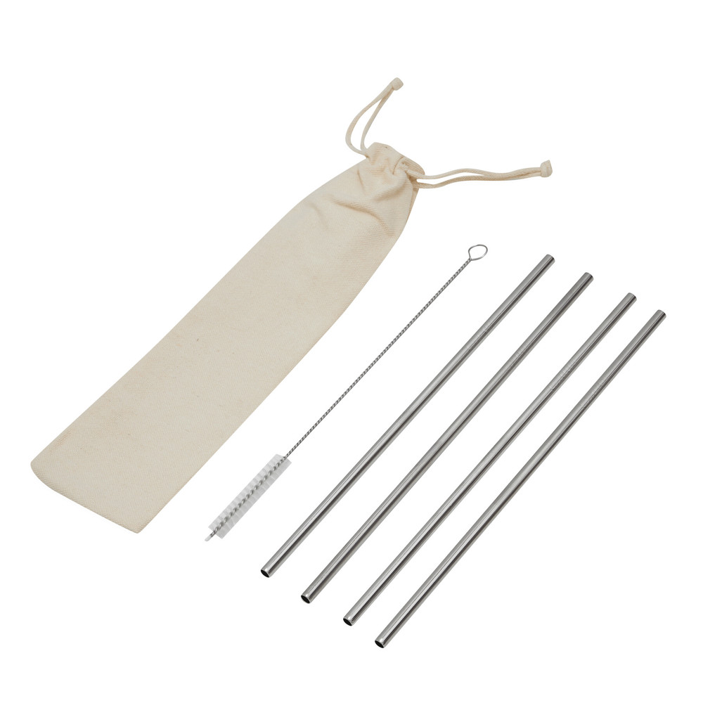 DRINK FRIENDLY - RVS-rietjes-set - kopen of bedrukken