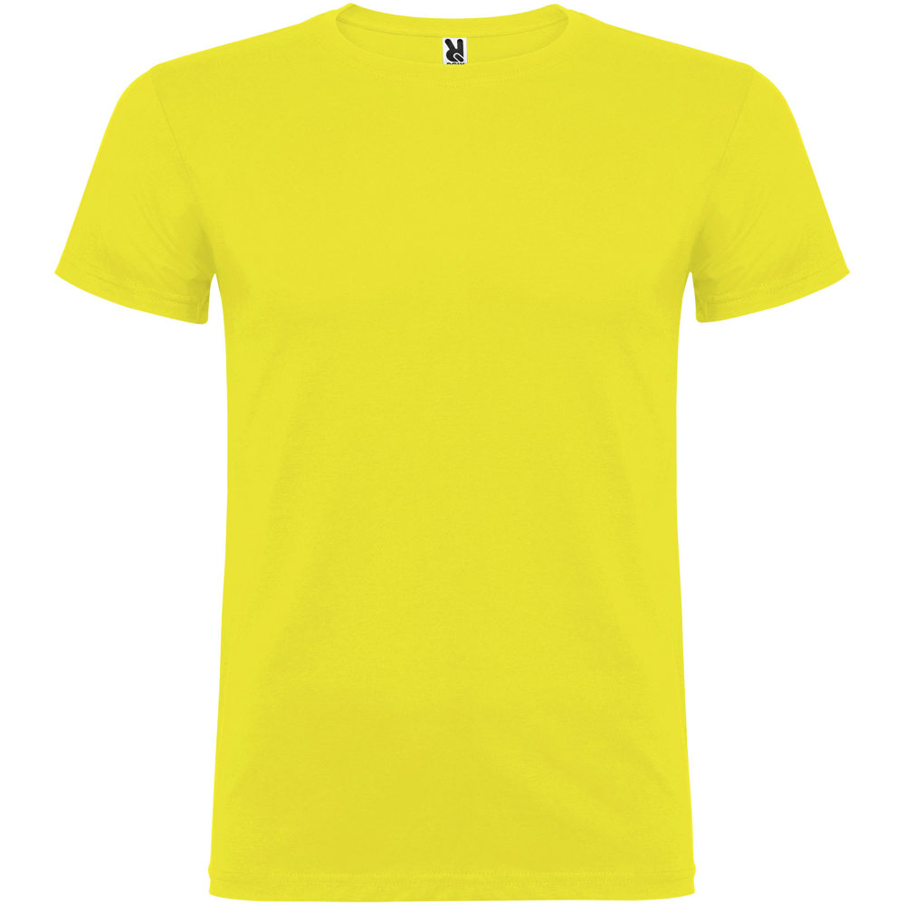 Beagle herenshirt met korte mouwen - met logo of onbedrukt bestellen - geel