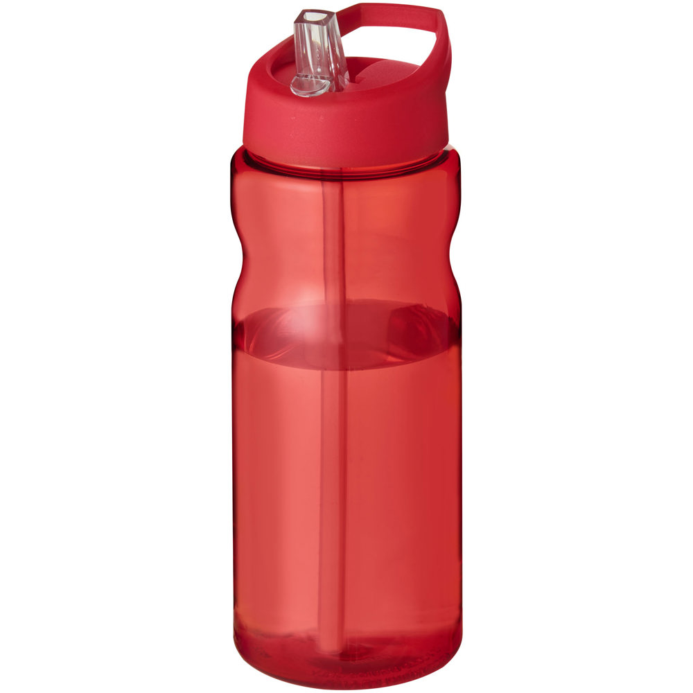 H2O Active® Base 650 ml bidon met fliptuitdeksel - met logo of onbedrukt bestellen - Rood