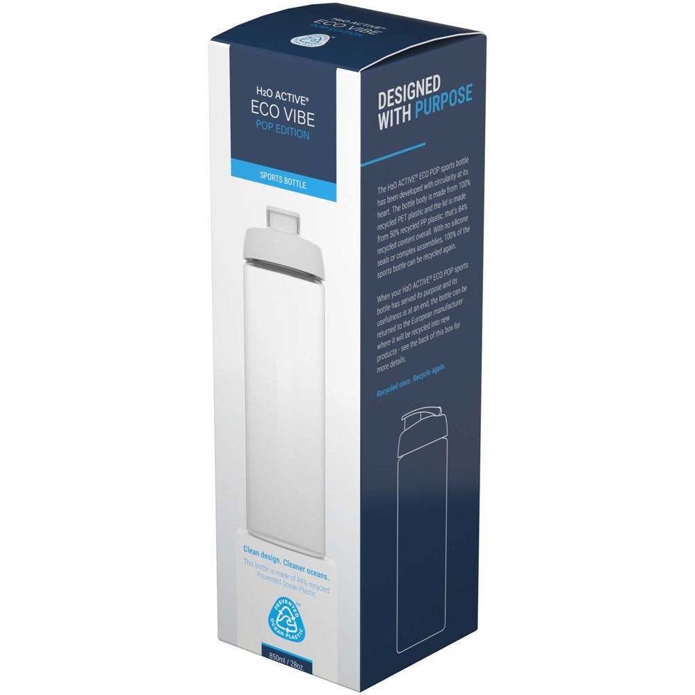H2O Active® Eco POP Vibe 850 ml drinkfles met klapdeksel