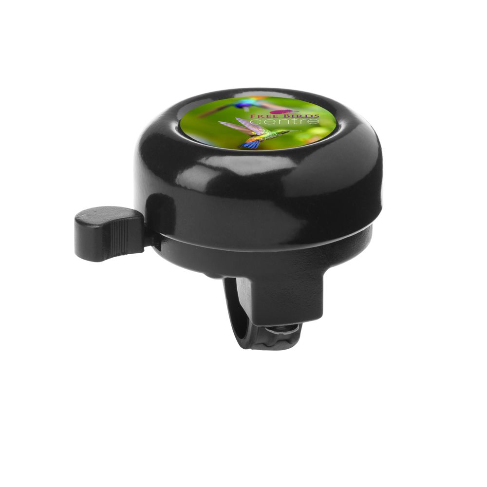 Bike Bell fietsbel - met logo of onbedrukt bestellen - Zwart
