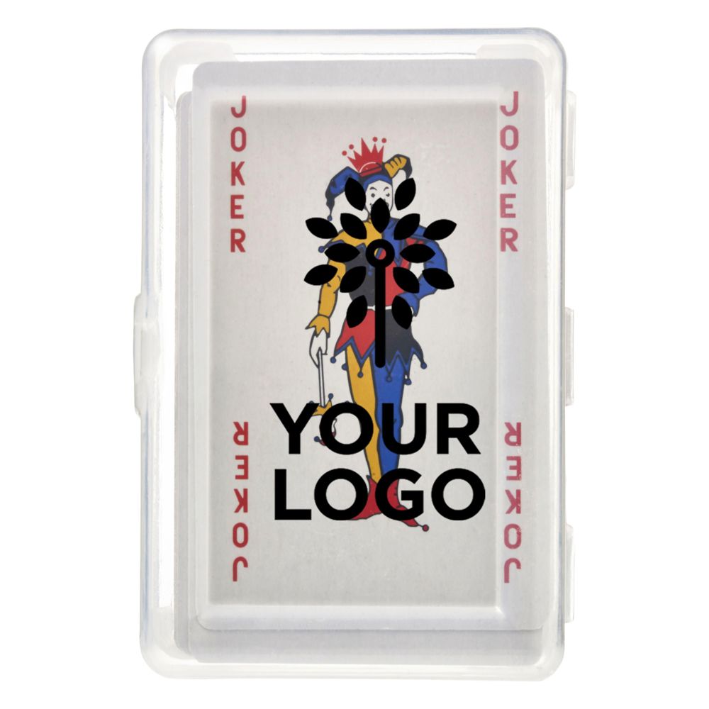 PET hoesje met speelkaarten Victoria