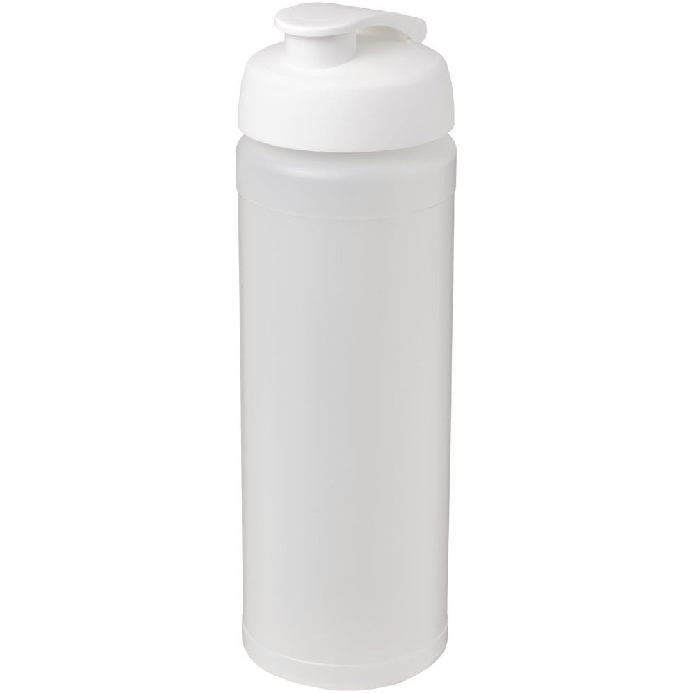 Baseline® Plus grip 750 ml sportfles met flipcapdeksel - kopen of bedrukken - Transparent, Wit