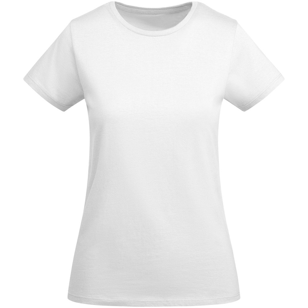 Breda biologisch katoenen dames T-shirt met korte mouwen - met logo of onbedrukt bestellen - Wit