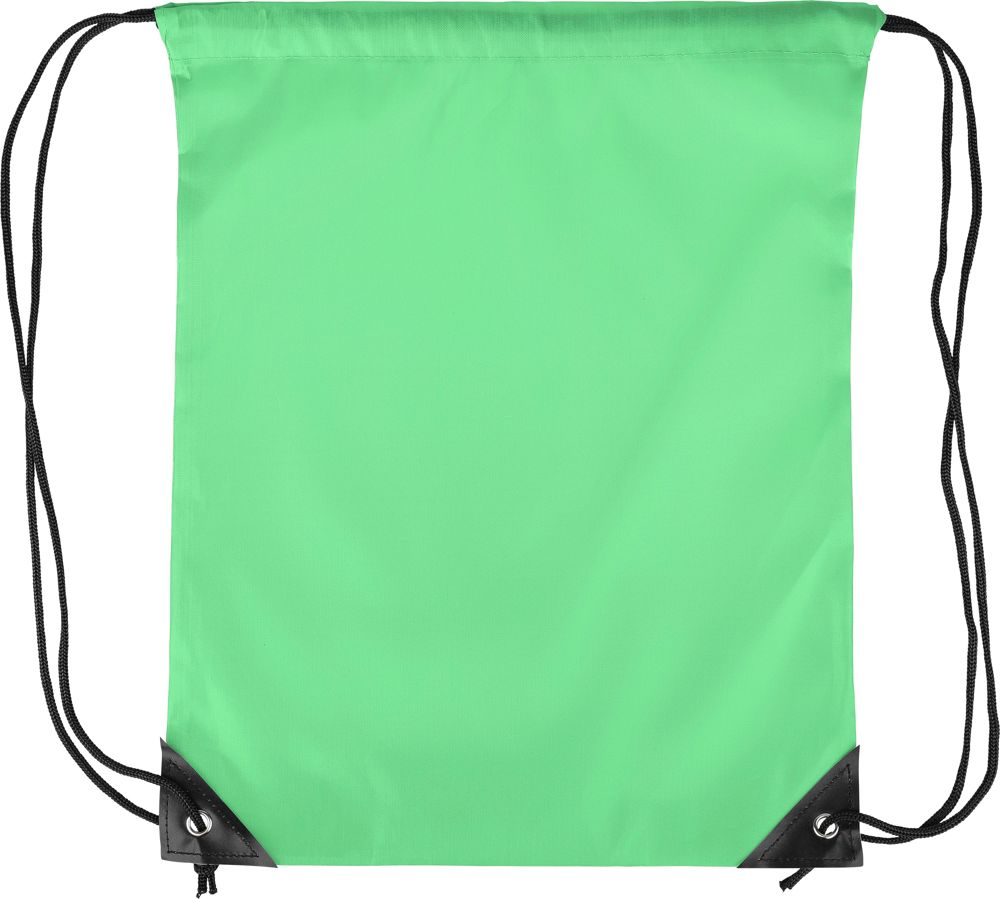 Polyester (210D) rugtas Stef - voor bedrijven en relatiegeschenken - lichtgroen