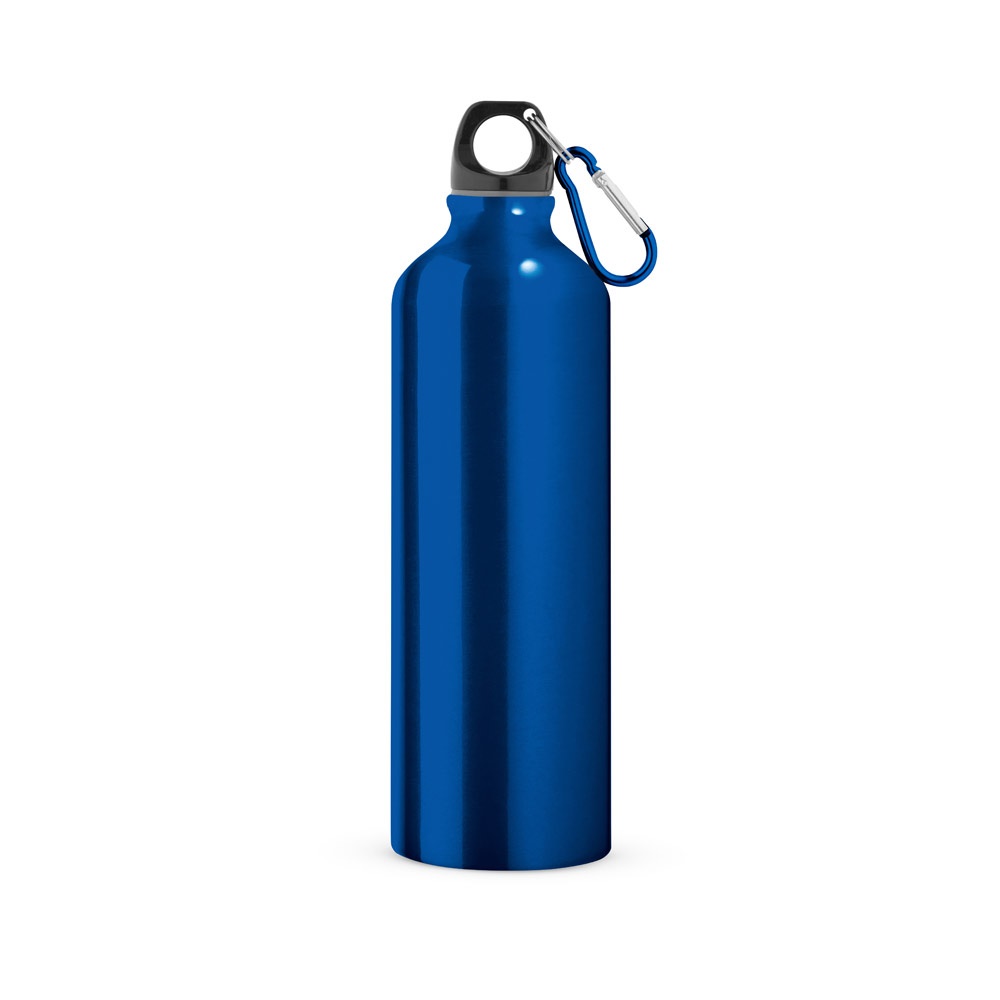 LANDSCAPE L. Aluminium sportfles met karabijnhaak 800 mL - kopen of bedrukken - Royal Blauw
