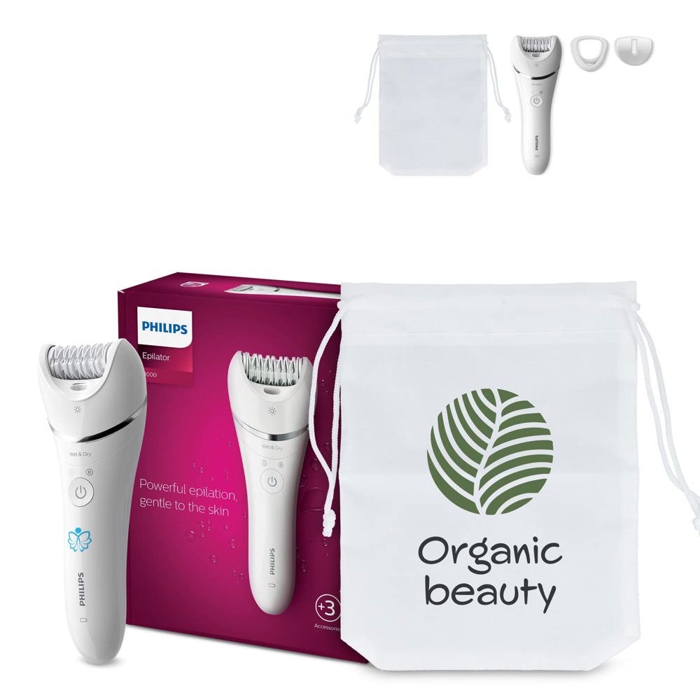 BRE700|Philips epileerapparaat voor benen en lichaam, Wet & Dry - voor bedrijven en relatiegeschenken