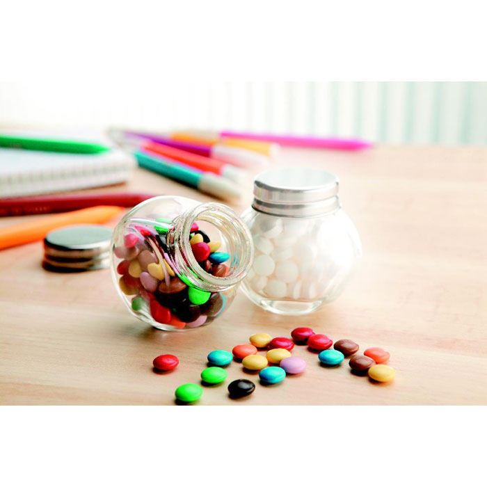 CHOCKY - Chocolade in glazen potje - voor bedrijven en relatiegeschenken