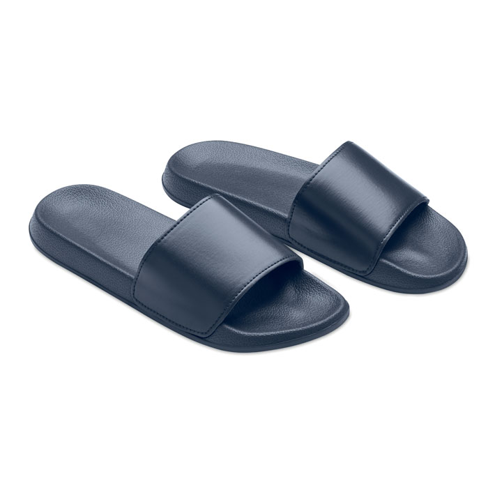 KOLAM - Slippers anti-slip maat 42/43 - voor bedrijven en relatiegeschenken - Marineblauw
