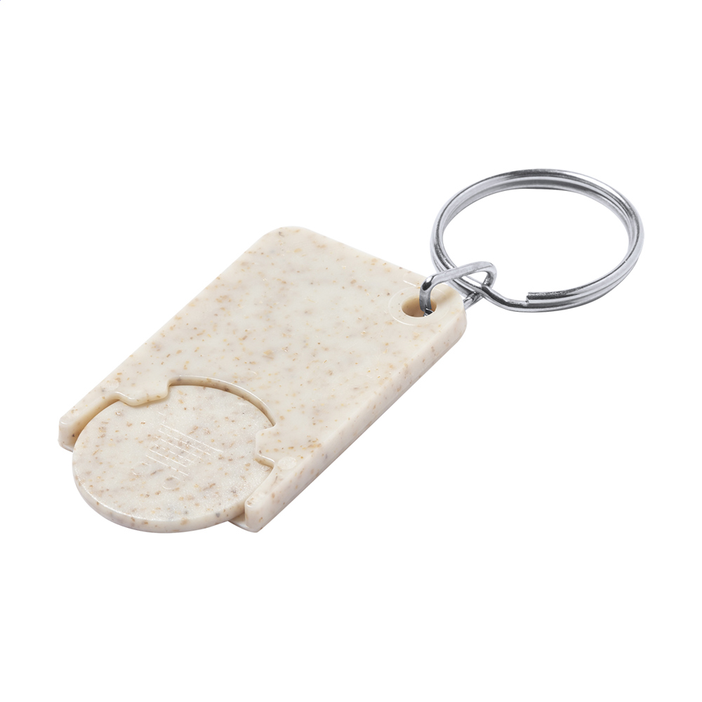 Prolex - winkelwagenmuntje sleutelhanger - voor bedrijven en relatiegeschenken