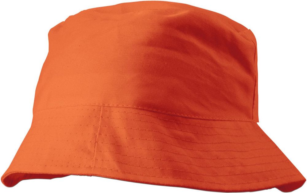 Katoenen zonnehoed Felipe - met logo of onbedrukt bestellen - Oranje