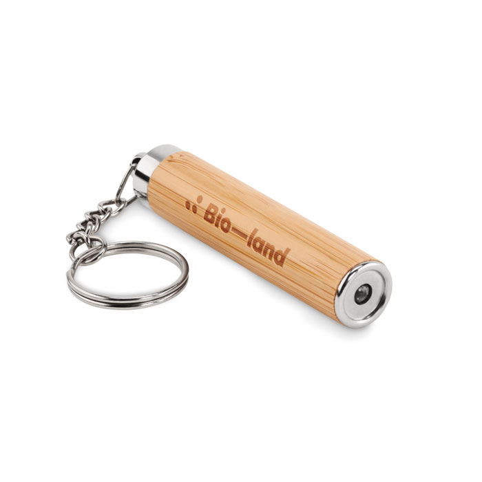 PIANTI - Mini bamboe zaklamp - voor bedrijven en relatiegeschenken