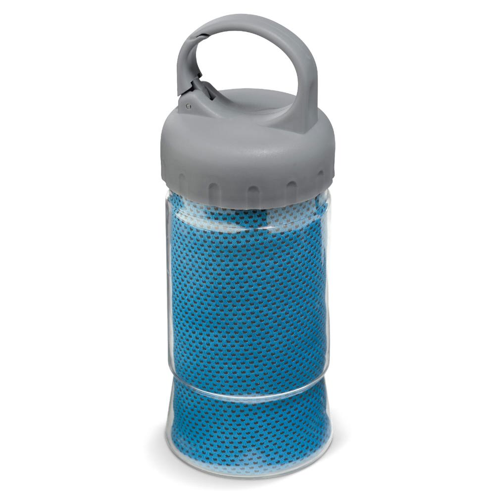 Fitness handdoek 32x88cm - voor bedrijven en relatiegeschenken - Blauw