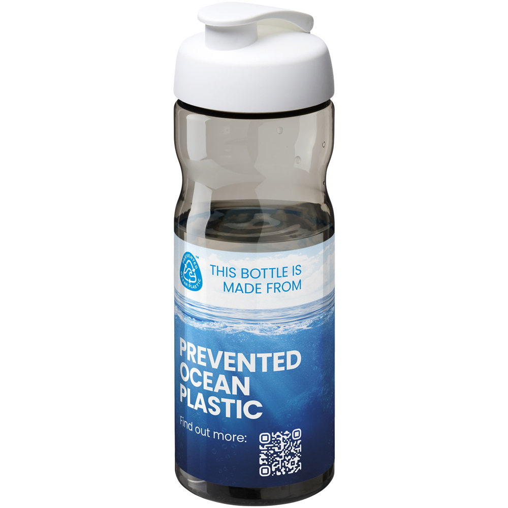 H2O Active® Eco Base drinkfles van 650 ml met klapdeksel