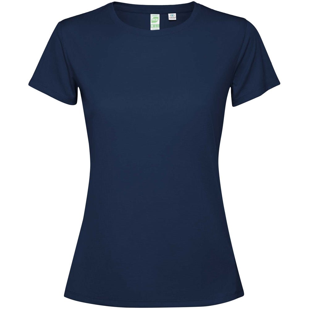 Estoril T-shirt met korte mouwen voor dames - bedrukt of onbedrukt verkrijgbaar - Marineblauw