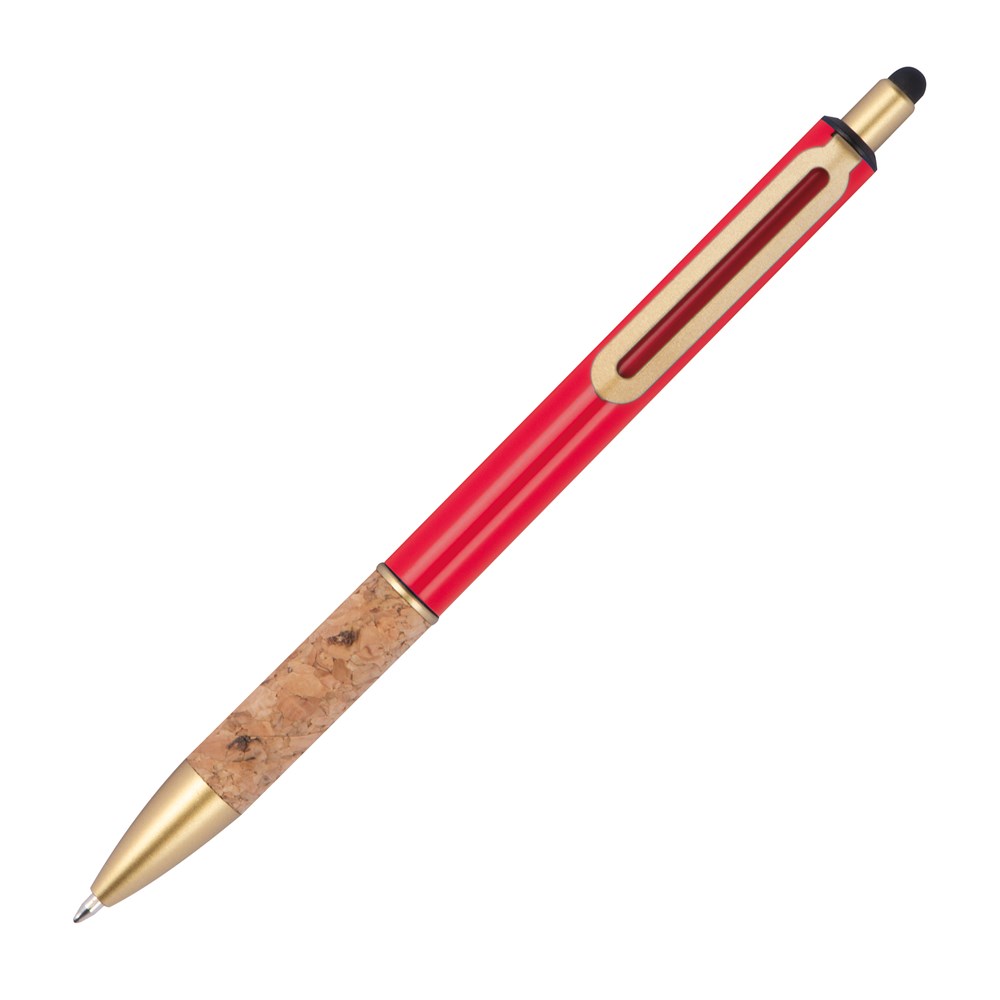 Pen met grip van kurk