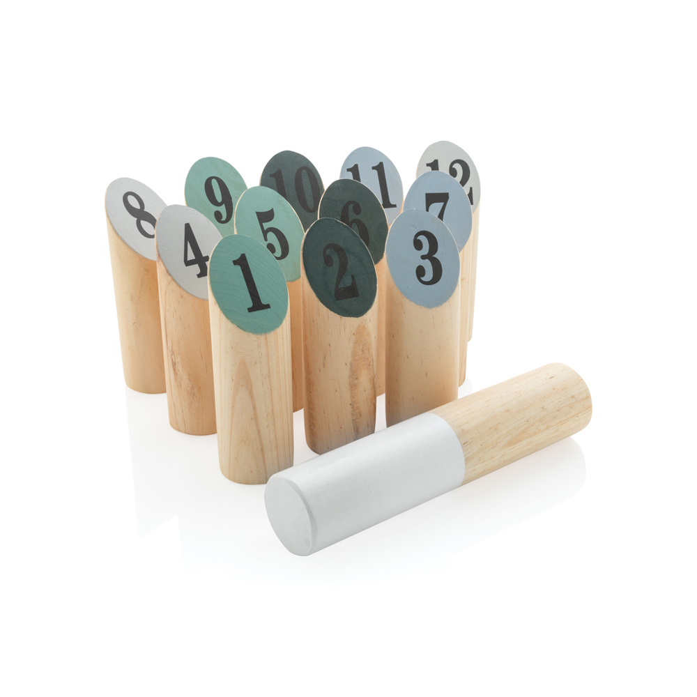 Houten werp set - voor bedrijven en relatiegeschenken