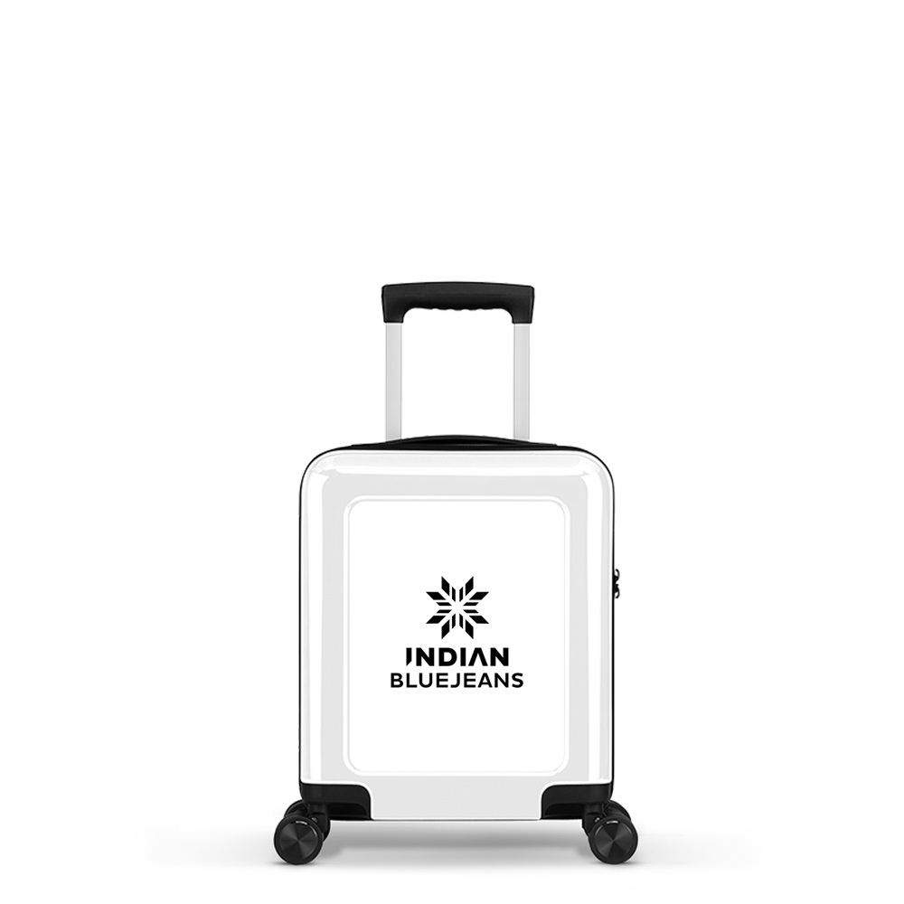 STICKERCASE® 14" Handbagage mini - voor bedrijven en relatiegeschenken - Wit