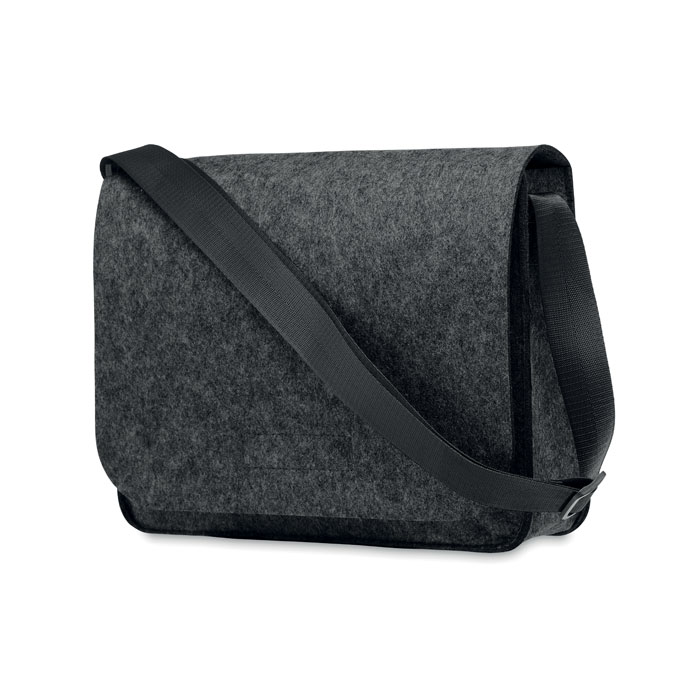 BAGLO - Vilten laptoptas van RPET - kopen of bedrukken - Steengrijs