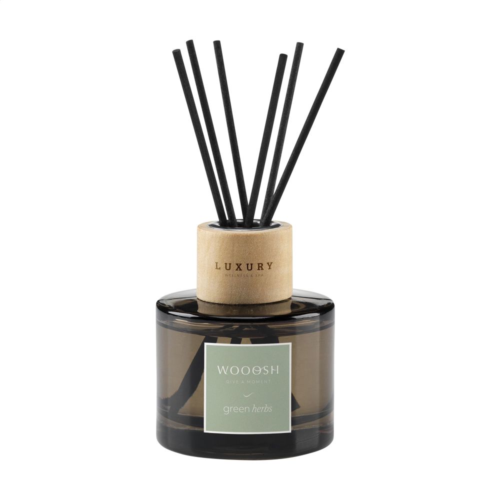 Wooosh Fragrance Sticks Green Herbs - voor bedrijven en relatiegeschenken