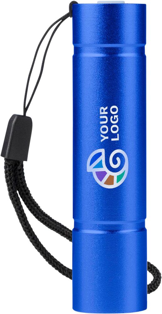 Gerecycled aluminium COB-zaklamp Sami - met logo of onbedrukt bestellen