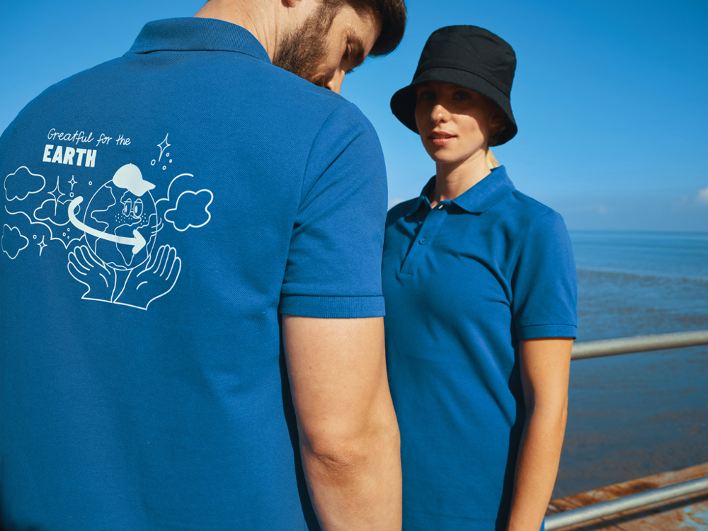 IQONIQ Yosemite gerecycled katoen pique polo