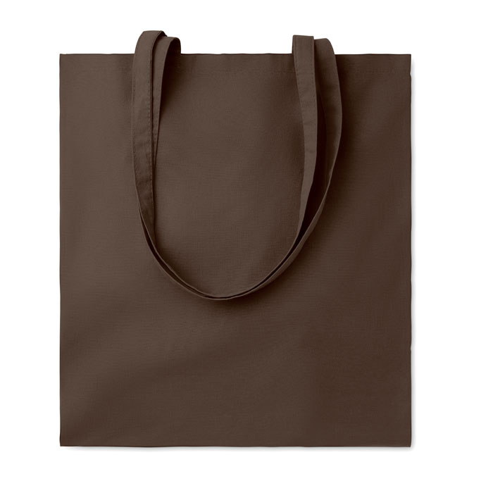 COTTONEL COLOUR + - Katoenen boodschappentas - kopen of bedrukken - Chocolade