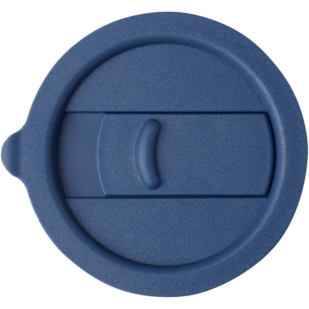 Java 330 ml beker van keramiek met siliconen wikkel en plastic deksel