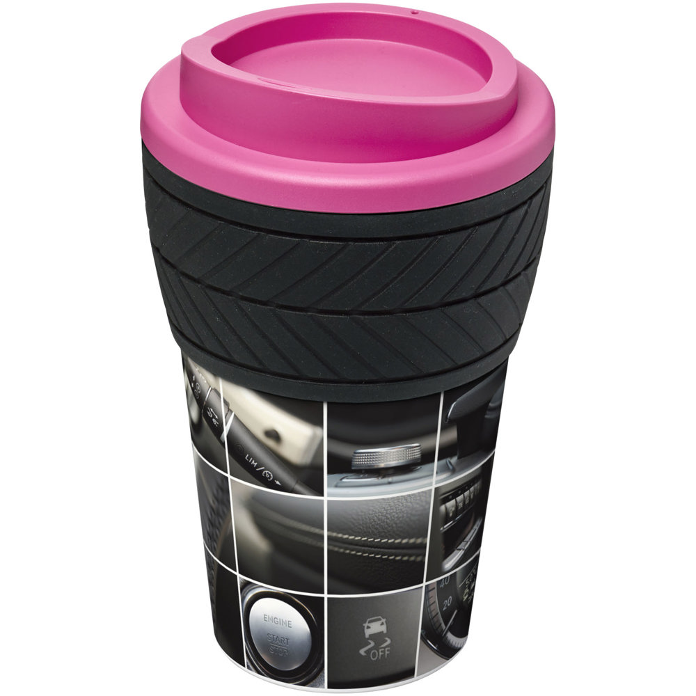 Brite Americano® tyre 350 ml geïsoleerde beker - bedrukt of onbedrukt verkrijgbaar - Magenta