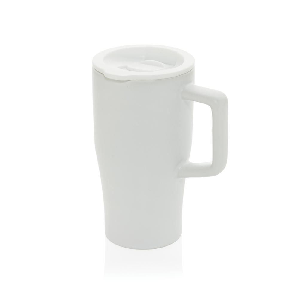 Ceramic Luxe Quencher 490ml - met logo of onbedrukt bestellen - wit (± PMS White)