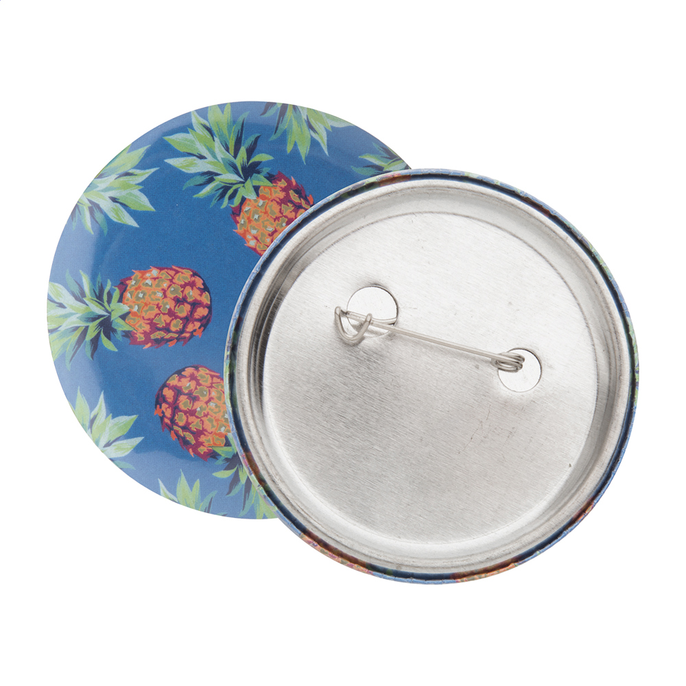 PinBadge Maxi - button met pin - voor bedrijven en relatiegeschenken