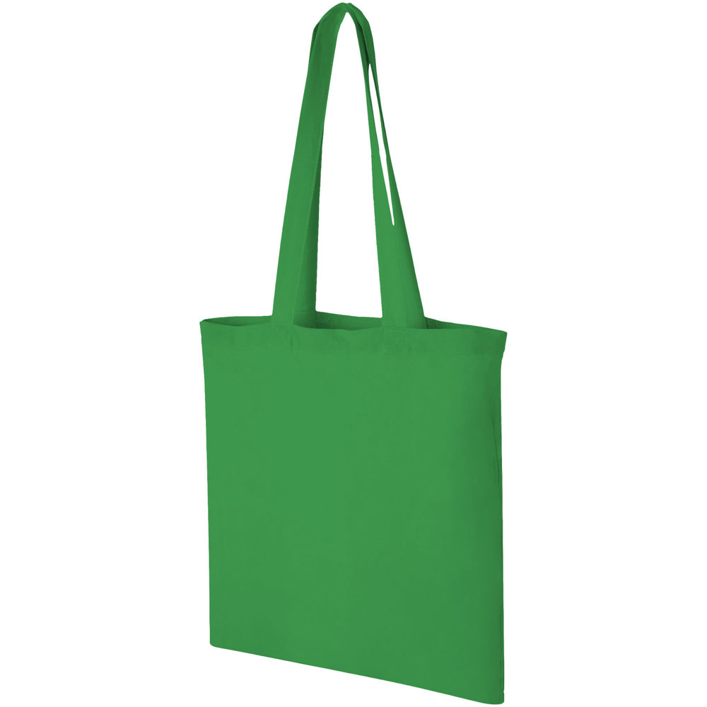 Carolina 100 g/m² katoenen draagtas 7L - voor bedrijven en relatiegeschenken - Felgroen