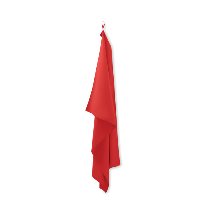 ATOLL 100 - Microvezel handdoek - bedrukt of onbedrukt verkrijgbaar - rood