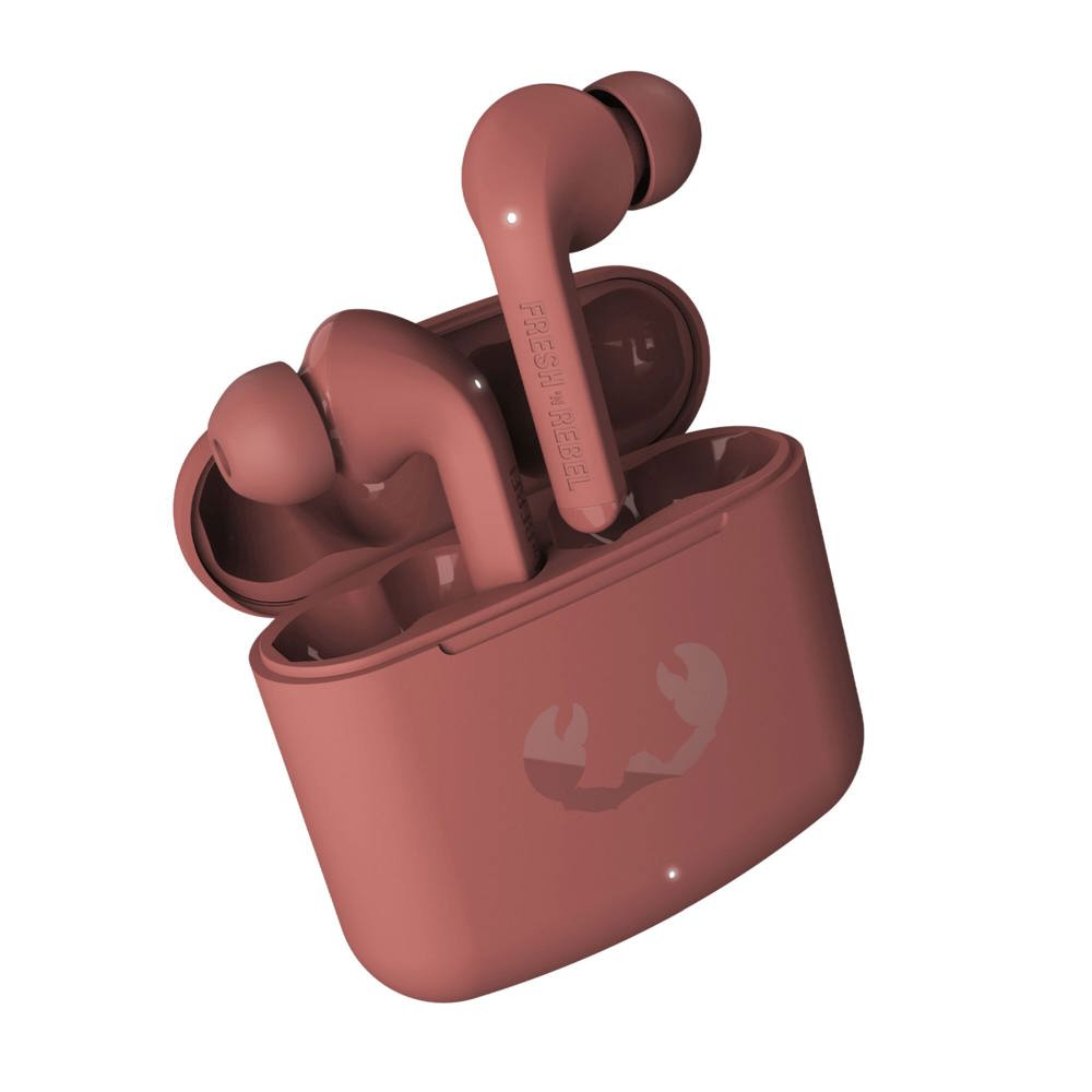 3TW1300 I Fresh 'n Rebel Twins Fuse - True Wireless earbuds - voor bedrijven en relatiegeschenken - Licht Rood
