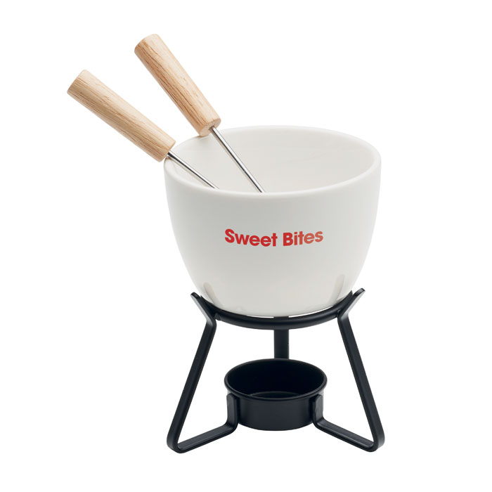 KASE - Keramische fondueset 240ml - voor bedrijven en relatiegeschenken
