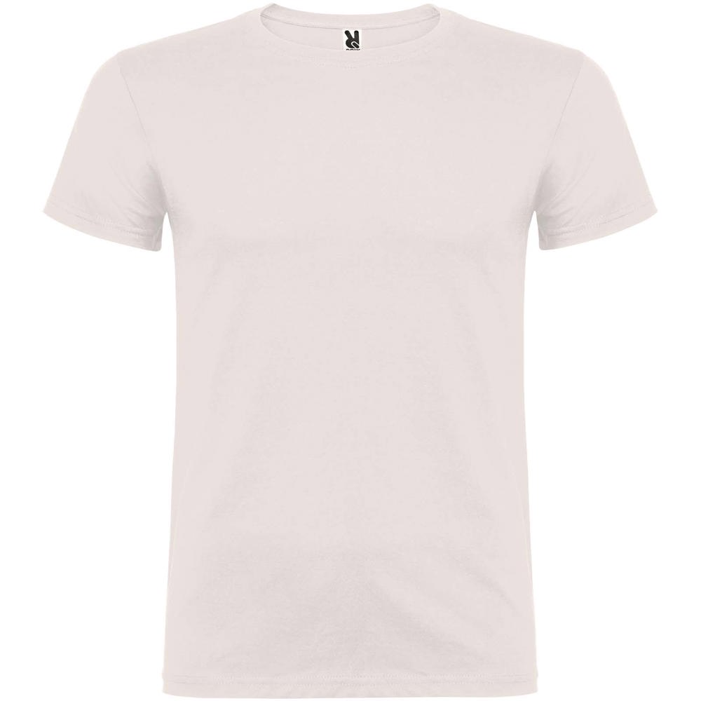 Beagle herenshirt met korte mouwen - met logo of onbedrukt bestellen - Vintage wit
