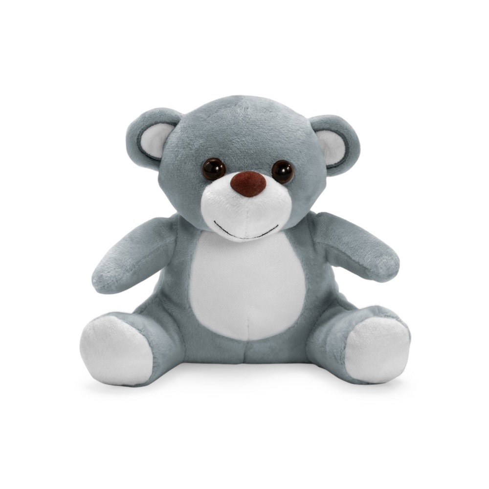 BEARY. Pluchen teddybeer - voor bedrijven en relatiegeschenken - grijs