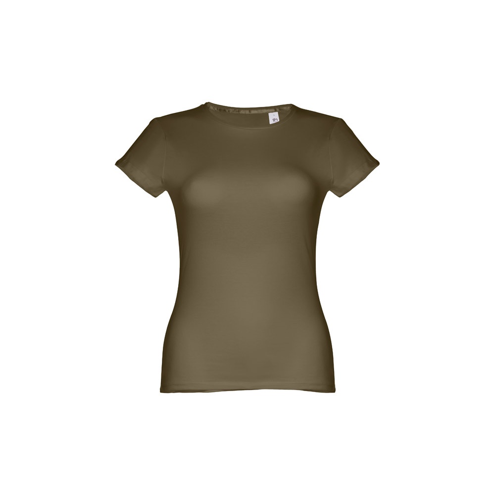 THC SOFIA 3XL. T-shirt voor vrouwen - met logo of onbedrukt bestellen - olijfgroen