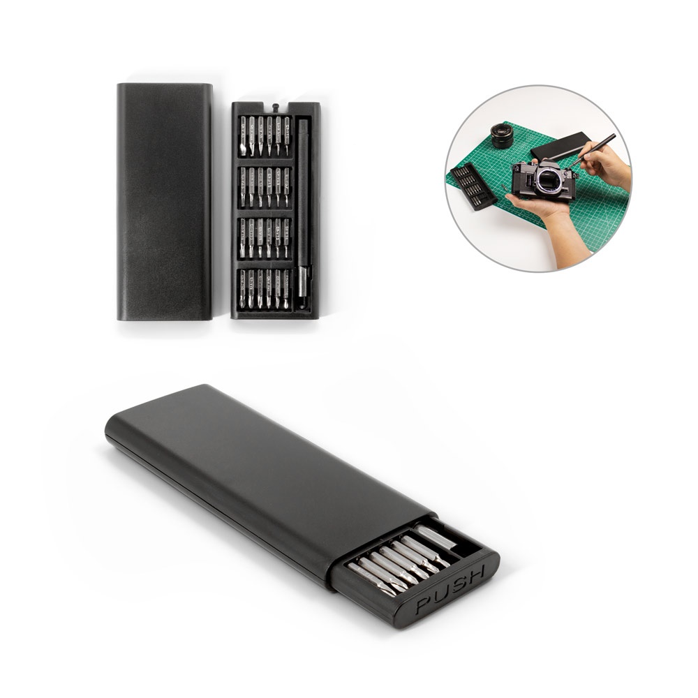 ATOM. Set schroevendraaiers met verschillende magnetische punten van koolstofstaal - voor bedrijven en