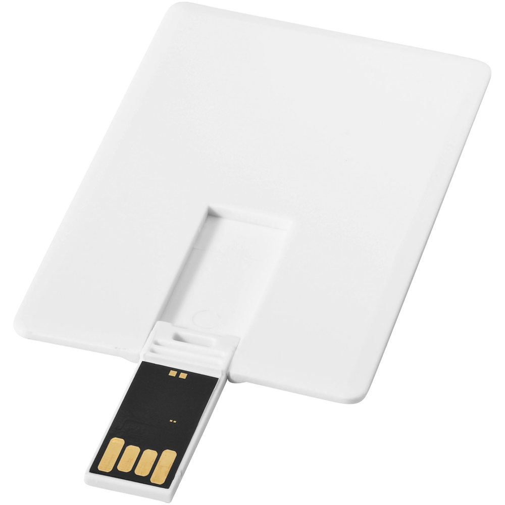 Slim creditcard-vormige USB 4GB - voor bedrijven en relatiegeschenken