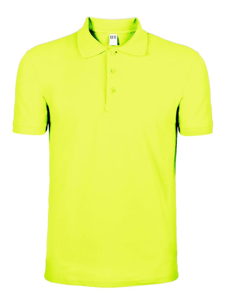 BS Evolution polo, 180 gr/m² - voor bedrijven en relatiegeschenken - Safety Yellow (13-0630 TN)
